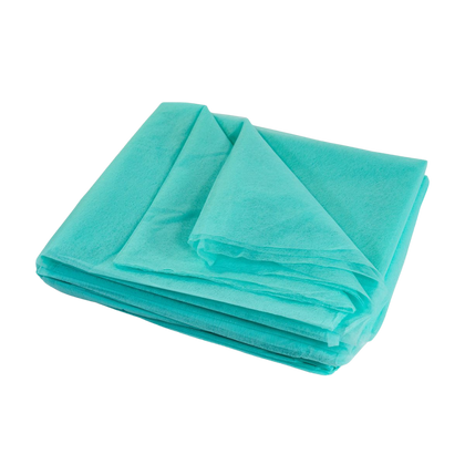 Prześcieradło z flizeliny 1 x uż. 210 x 80 cm. (20 szt.) - ZIELONE