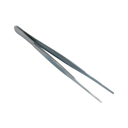 Pinceta chirurgiczna 16 cm 1/2 ząbki - prosta, wąska