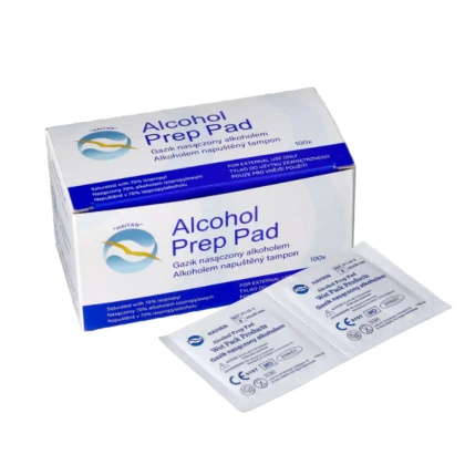 Alcohol Prep Pad - gaziki do dezynfekcji 65 x 30 mm (100 szt.)