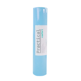 Podkład podfoliowany w rolce 50 cm x 40 m, perforacja co 50 cm - Practical Comfort, NIEBIESKI