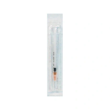 Strzykawka do tuberkuliny 1 ml z igłą nakładaną 25G 0,5 x 16 mm (100 szt.) - KD-JECT