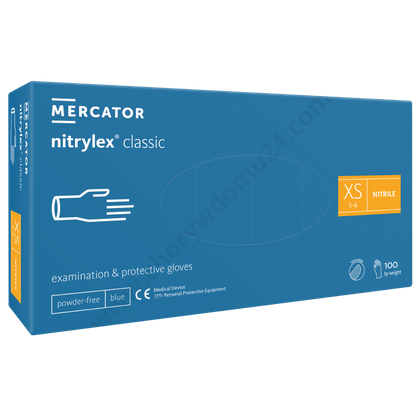 NITRYLEX CLASSIC - Rękawice nitrylowe bezpudrowe (100 szt.)