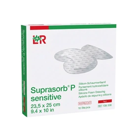 Opatrunek piankowy SUPRASORB P Sensitive heel 23,5 x 25 cm (10 szt.)