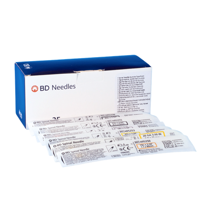 Igła do nakłuć lędźwiowych 0,9 x 75 mm 20G Quincke Spinal needle (1 szt.) - BD