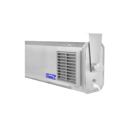 Lampa bakteriobójcza przepływowa jednofunkcyjna, sufitowa, z licznikiem czasu pracy, 2 x 55W