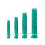 Strzykawka dwuczęściowa 5 ml, Luer,  zielony tłok (100 szt.) - Braun