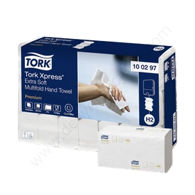 Ręcznik ZZ, bardzo miękki, Xpress, (2100 szt.), biały, H2 100297 - Tork