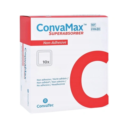 Convamax Superabsorber Non-Adhesive - opatrunek 10 x 10 cm. (10 szt.) - ConvaTec