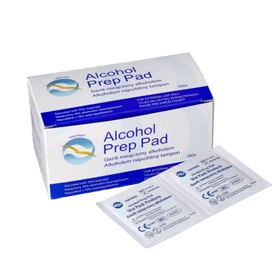 Alcohol Prep Pad - gaziki do dezynfekcji skóry 110 x 90 mm (100 szt.)