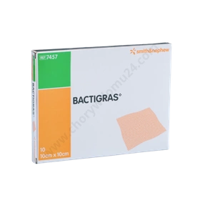 Bactigras opatrunek 10 x 10 cm. (10 szt.)