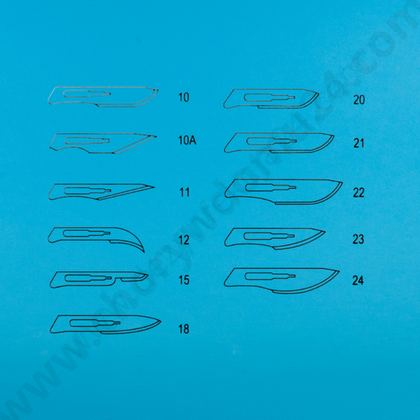 Ostrze chirurgiczne nr 10 (100 szt.) - Tianda
