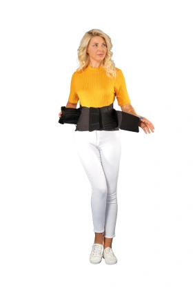 LombaStart pas lędźwiowy 21 cm, rozmiar 2 - czarny