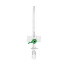 Kaniula dożylna 18G 1,3 x 45 mm zielona, z portem bocznym i liniami RTG - KD-FIX