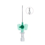 Kaniula Vasofix Safety Pur 18G 1,3 x 45 mm zielona, z osłoną i portem do iniekcji - Braun