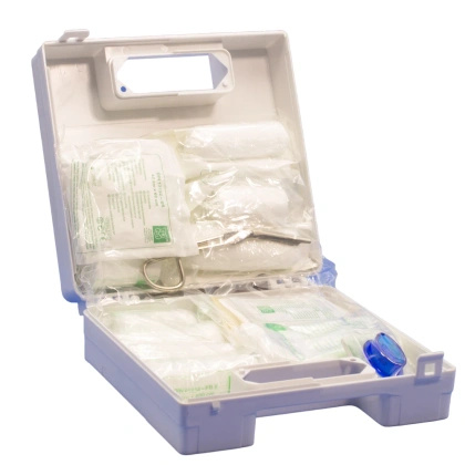 Apteczka ścienna, typu BD, DIN 13164 + aparat do sztucznego oddychania