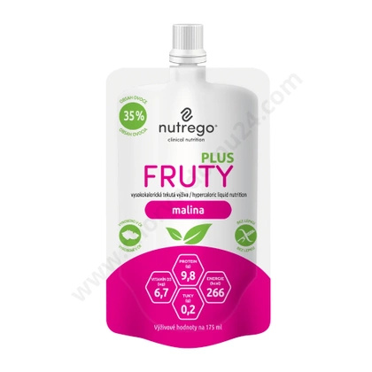 Nutrego FRUTY PLUS 175 ml malina (4 szt.)