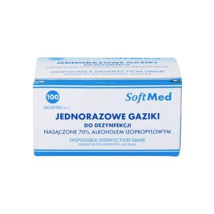 Gaziki do dezynfekcji 6 x 6 cm (100 szt.) UroMed