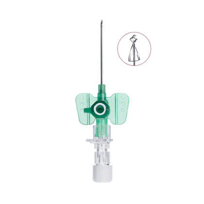 Kaniula Vasofix Safety Pur 18G 1,3 x 33 mm zielona, z osłoną i portem do iniekcji - Braun