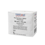 Kompresy gazowe 13. nitkowe 8. warst. 10 x 10 cm (100 szt.) - TransMed