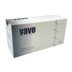 Nici YAVO NYLON 5/0 DKO, Ig.16 mm/45 cm, 3/8 koła, odwrotnie tnąca - niewchłanialne, monofilament, NIEBIESKIE (12 szt.)