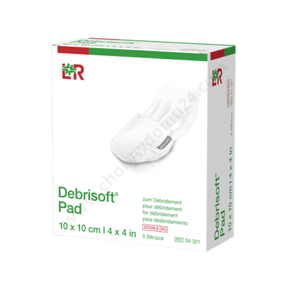 Debrisoft Pad 10 x 10 cm opatrunek do opracowania ran ( 1 szt.) - L&R