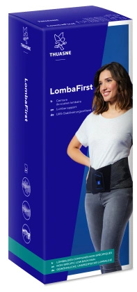 LombaFirst pas lędźwiowy 26 cm, rozmiar 3 - czarny