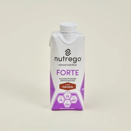 Nutrego FORTE 330 ml czekolada (12 szt.) KRÓTKA DATA