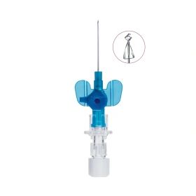 Kaniula Vasofix Safety Pur 22G 0,9 x 25 mm niebieska, z osłoną i portem do iniekcji - Braun