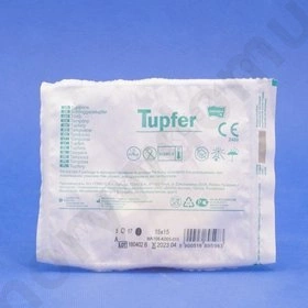 Tupfery gazowe kule 15 x 15 cm. (5 szt.) STERYLNE - Matopat