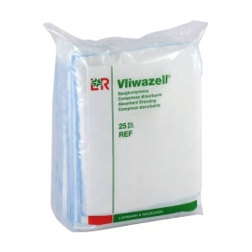 Vliwazell 15 x 25 cm. Opatrunek wysoce chłonny, niesterylny (25 szt.)