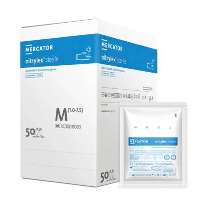 NITRYLEX STERILE - rękawice nitrylowe bezpudrowe sterylne (1 para)