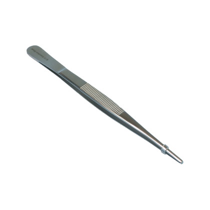 Pinceta chirurgiczna 16 cm 1/2 ząbki - prosta, wąska