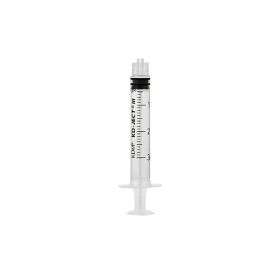Strzykawka trzyczęściowa 2 ml, LL (100 szt.) - KD-JECT