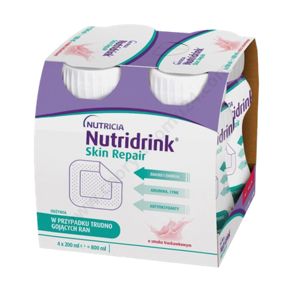 Nutridrink SKIN REPAIR truskawka 200 ml (4 szt.)