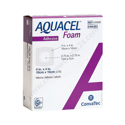 Aquacel Foam ADH - opatrunek 10 x 10 cm (10 szt.) - ConvaTec