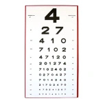 Tablica okulistyczna CYFRA - obraz prosty