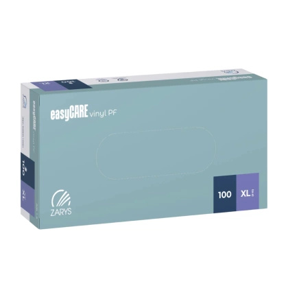 easyCARE rękawice winylowe bezpudrowe (100 szt.)
