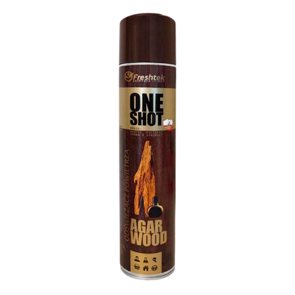 ONE SHOT - odświeżacz powietrza 600 ml. - agar wood