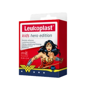 Plastry Leukoplast KIDS Hero Edition, Wonder Woman 6 cm x 1 m (1 szt.)