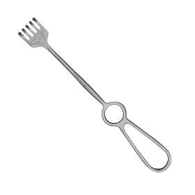 Hak chirurgiczny KOCHER 5-zębny - ostry