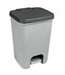 Kosz z pedałem i wkładką plastikowy 20 L