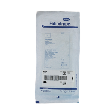Foliodrape. Serweta 2. warstwowa 45 x 75 cm., z otworem 7 cm., sterylna
