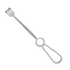 Hak chirurgiczny KOCHER 4-zębny - tępy