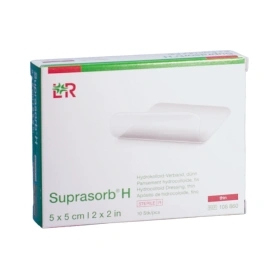 SUPRASORB H THIN 5 x 5 cm. Cienki opatrunek hydrokoloidowy (10 szt.)