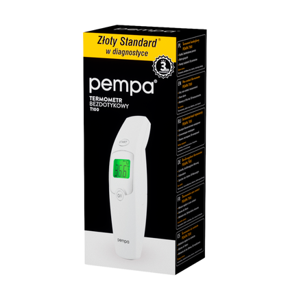 Termometr elektroniczny bezdotykowy T100 - PEMPA