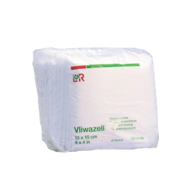 Vliwazell 10 x 10 cm. Opatrunek wysoce chłonny, niesterylny (25 szt.)