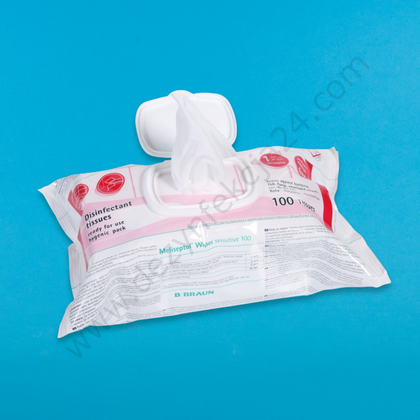 Chusteczki Meliseptol Wipes Sensitive flow-pack (100 szt.) - Braun