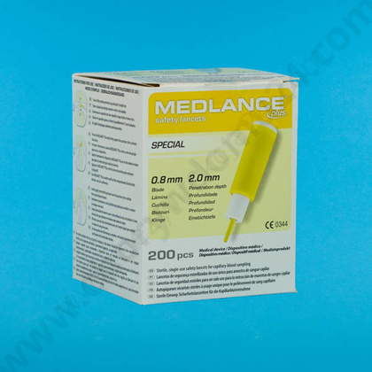 Nakłuwacz Medlance PLUS 2,0 mm (200 szt.)