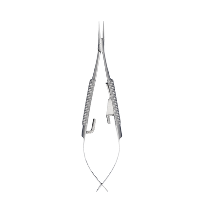 Igłotrzymacz BARRAQUER TROUTMAN 105 mm - prosty