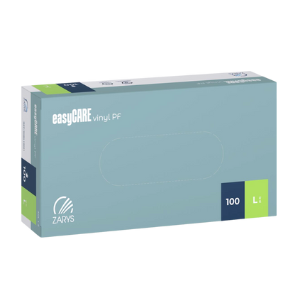 easyCARE rękawice winylowe bezpudrowe (100 szt.)